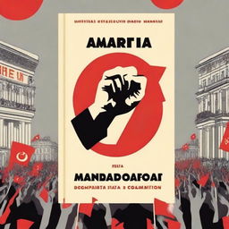 Crie uma capa de livro impactante em português com o título 'Manifestação Comunista 2: A Verdadeira Revolução Está Preste a Começar'