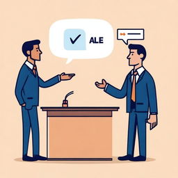 An image illustrating the concept of converting objections and closing a sale