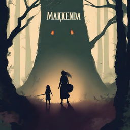 Create a captivating book cover titled 'MAKENDA'