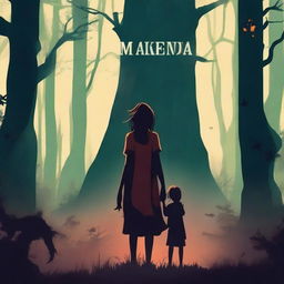 Create a captivating book cover titled 'MAKENDA'