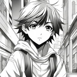 Create illustrations in a manga style