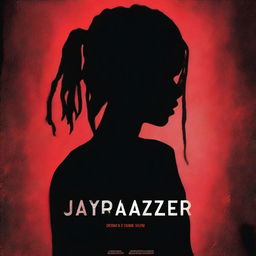 A horror movie poster that reads 'PARALYZER' featuring the silhouette of an African American girl