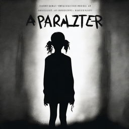 A horror movie poster that reads 'PARALYZER' featuring the silhouette of an African American girl