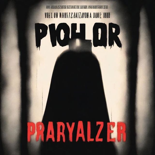 A horror movie poster that reads 'PARALYZER' featuring a hand coming out of a dark closet