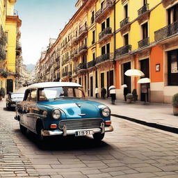 Create an animation-style image based on the photo provided with the title 'dime como'