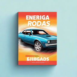 Create a vibrant book cover for a book titled 'Energia Sobre Rodas'