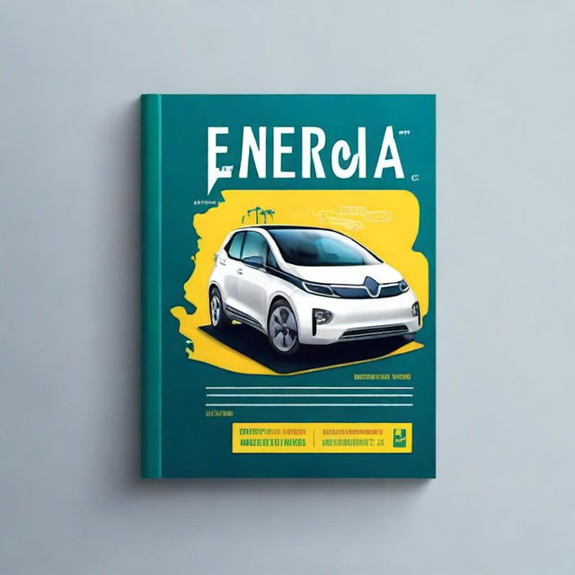 Create a vibrant book cover for a book titled 'Energia Sobre Rodas'