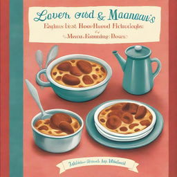 A cookbook cover with the title 'Lover and Mamaw's Best Loved Recipes and Meal Ideas' written by Gloria Beasley and Dawn Carr