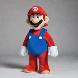 An adventurous twist on the iconic video game character, presenting Mario from Super Mario Bros. as a furry. His familiar red and blue attire is given a new spin with anthropomorphic animal features.