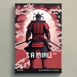 Create a perfect HD book cover for a book titled 'Japanese Samurai Era'