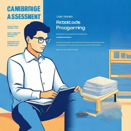 Design a book cover for 'Cambridge Assessment International Education Programming Book of O Levels Computer'