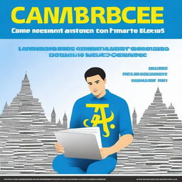 Design a book cover for 'Cambridge Assessment International Education Programming Book of O Levels Computer'