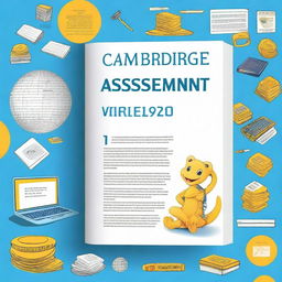 Design a book cover for 'Cambridge Assessment International Education Programming Book of O Levels Computer'