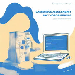 Create a book cover for 'Cambridge Assessment International Education Programming Book of O Levels Computer'