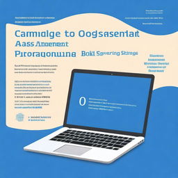 Create a book cover for 'Cambridge Assessment International Education Programming Book of O Levels Computer'