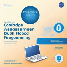 Create a book cover for 'Cambridge Assessment International Education Programming Book of O Levels Computer'