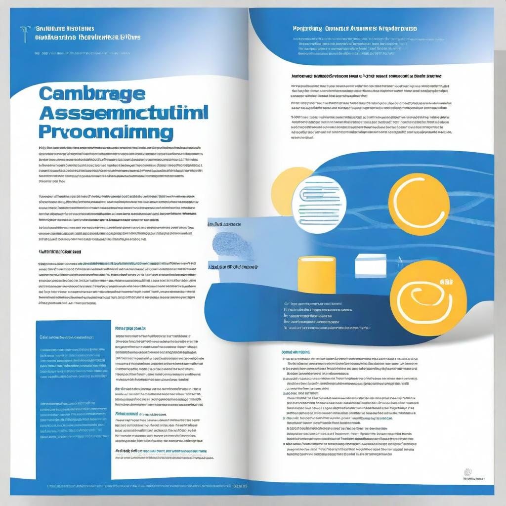 Design a book cover for 'Cambridge Assessment International Education Programming Book of O Levels Computer'