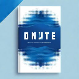 Create a book cover with the following design elements: a background gradient from deep blue to lighter blue or white, and stylized logos for Python, Java, and VB