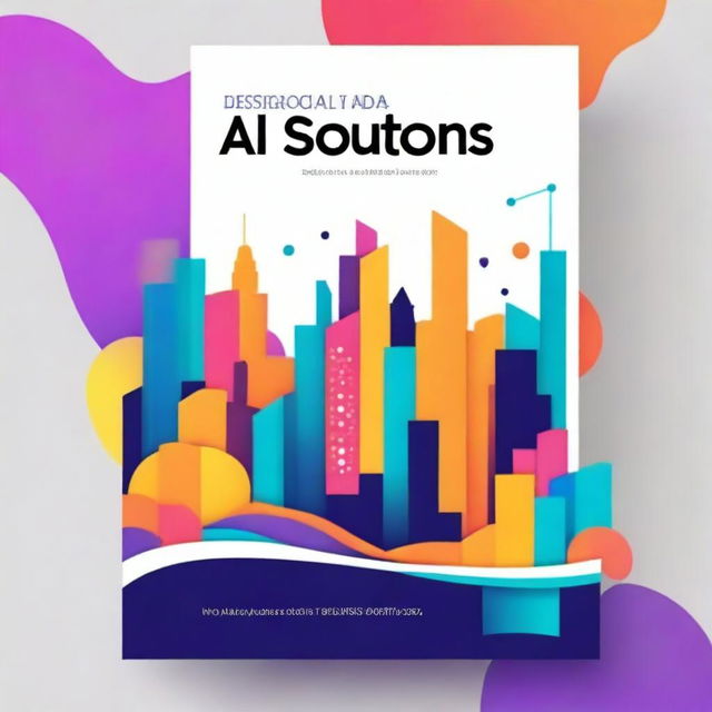 A warm and modern ebook cover displaying the title 'Designing AI Solutions for Social Good