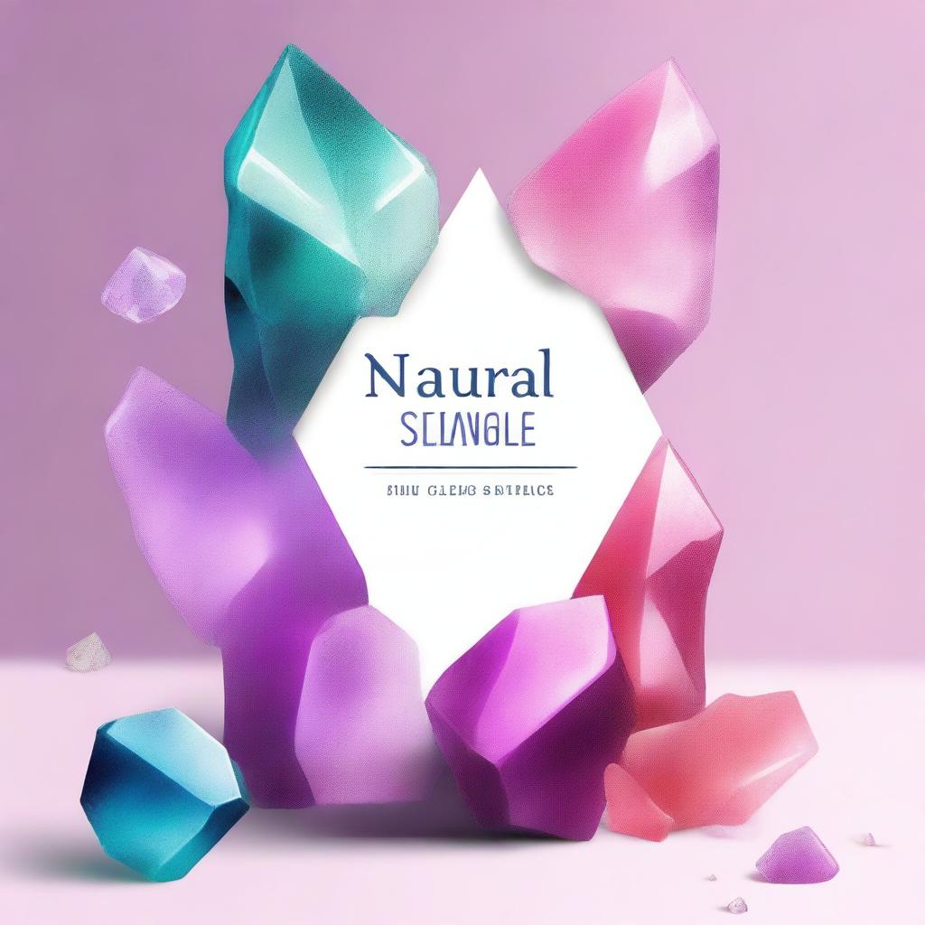 A beautifully designed ebook cover featuring natural crystals