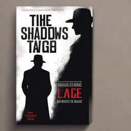 Create a book cover for a mystery thriller titled 'The Shadow's Age' by Anurag Tiwari