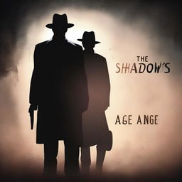 Create a book cover for a mystery thriller titled 'The Shadow's Age' by Anurag Tiwari