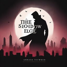 Design a mysterious book cover for 'The Shadow's Edge' by Anurag Tiwari