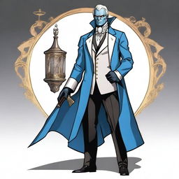 Create a Dungeons and Dragons character who is Lady Elara's butler, slightly based on Alfred from Batman