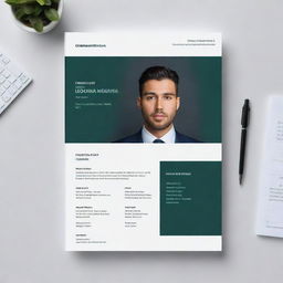 A professional cover page featuring the name 'Cristian Rosales' in an elegant font, accompanied by a visually striking image related to Excel.