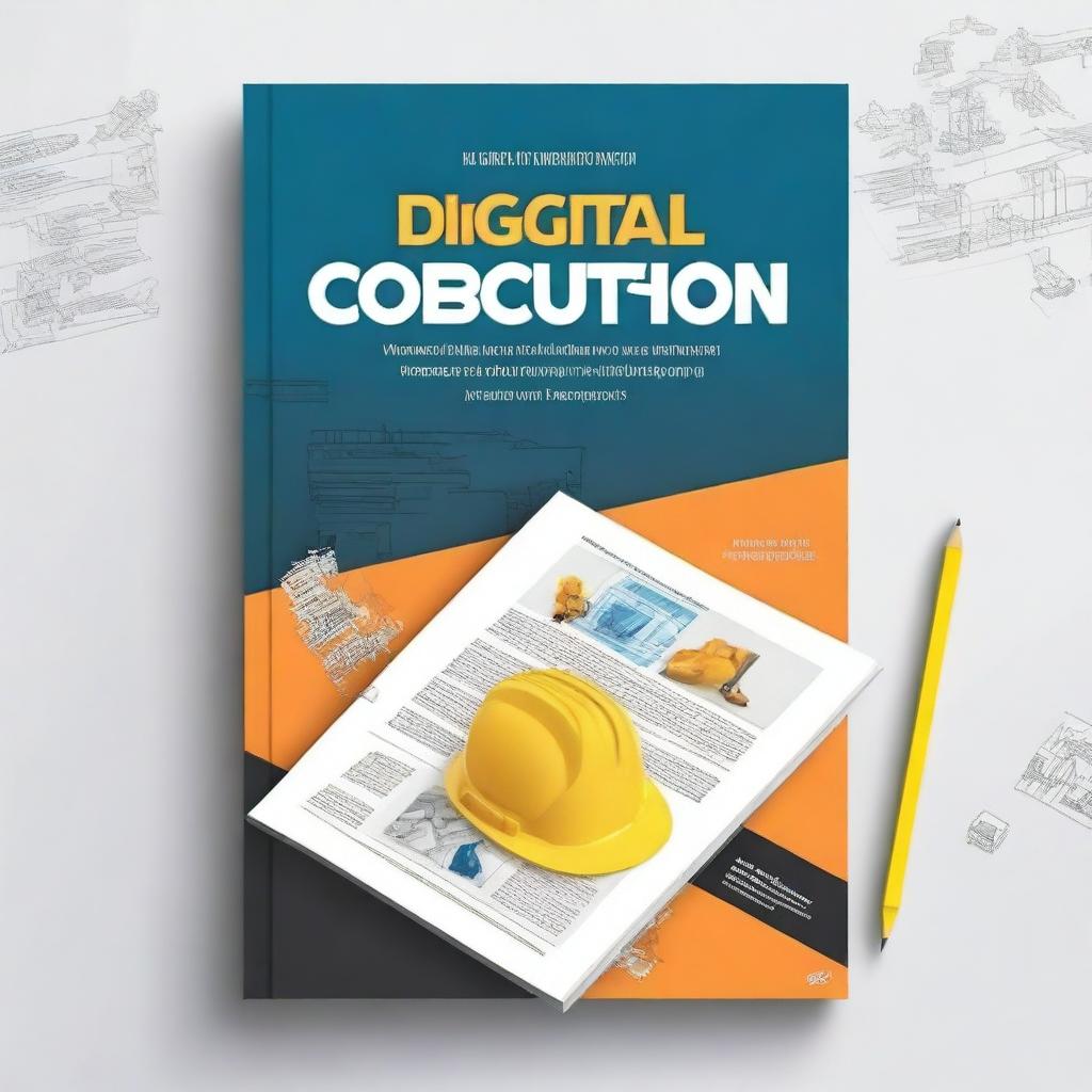 Design a book cover for 'Digital Construction Technology Tools: A Beginner's Guide'