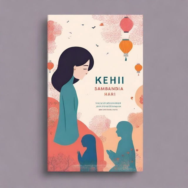 Create a book cover for a novel titled 'Kehi Sambandha haru'