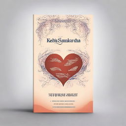 Create a book cover for a novel titled 'Kehi Sambandha haru' written by Bharat Dhungana