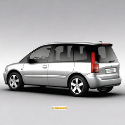 A 2005 Renault Espace without the Renault logo, instead featuring an Opel logo on the front