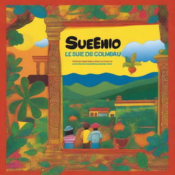 Create a vibrant book cover for a book titled 'El Sueño de los WAYU' set in Colombia