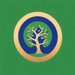 A modern logo for 'Admiracionismo Sequencialista Progressista' featuring a central spiral or circle with a tree, an integrated upward arrow representing progress, and the text 'Admiracionismo Sequencialista Progressista' in a modern font