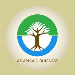 A modern logo for 'Admiracionismo Sequencialista Progressista' featuring a central spiral or circle with a tree, an integrated upward arrow representing progress, and the text 'Admiracionismo Sequencialista Progressista' in a modern font