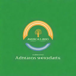 A modern logo for 'Admiracionismo Sequencialista Progressista' featuring a central spiral or circle with a tree, an integrated upward arrow representing progress, and the text 'Admiracionismo Sequencialista Progressista' in a modern font