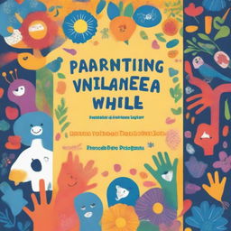 A colorful book cover for 'Parenting While Incarcerated' that displays themes of hope and resilience