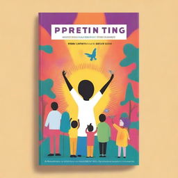 A colorful book cover for 'Parenting While Incarcerated' that displays themes of hope and resilience