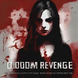 A cover design depicting the theme of 'Bloody Revenge' focusing on women