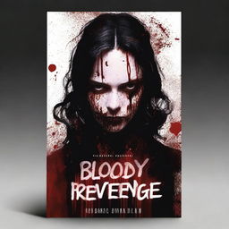 A cover design depicting the theme of 'Bloody Revenge' focusing on women