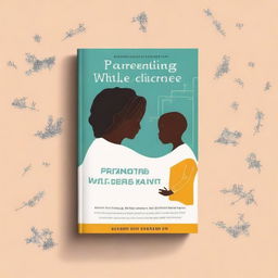 A warm and inviting book cover for 'Parenting While Incarcerated' that displays hope and resilience