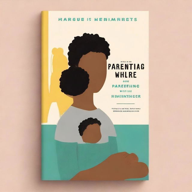 A warm and inviting book cover for 'Parenting While Incarcerated' that displays hope and resilience