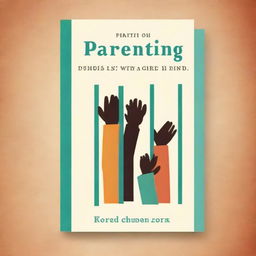 A warm and inviting book cover for 'Parenting While Incarcerated' that displays hope and resilience