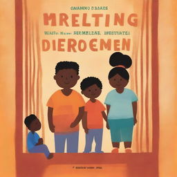 A multicultural, warm-colored book cover for 'Parenting While Incarcerated' that displays hope and resilience