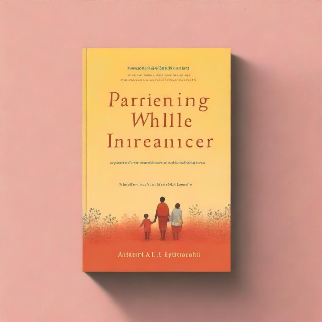 A warm-colored book cover for 'Parenting While Incarcerated' that displays hope and resilience