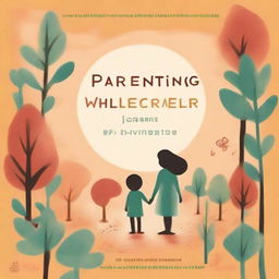 A warm-colored book cover for 'Parenting While Incarcerated' that displays hope and resilience