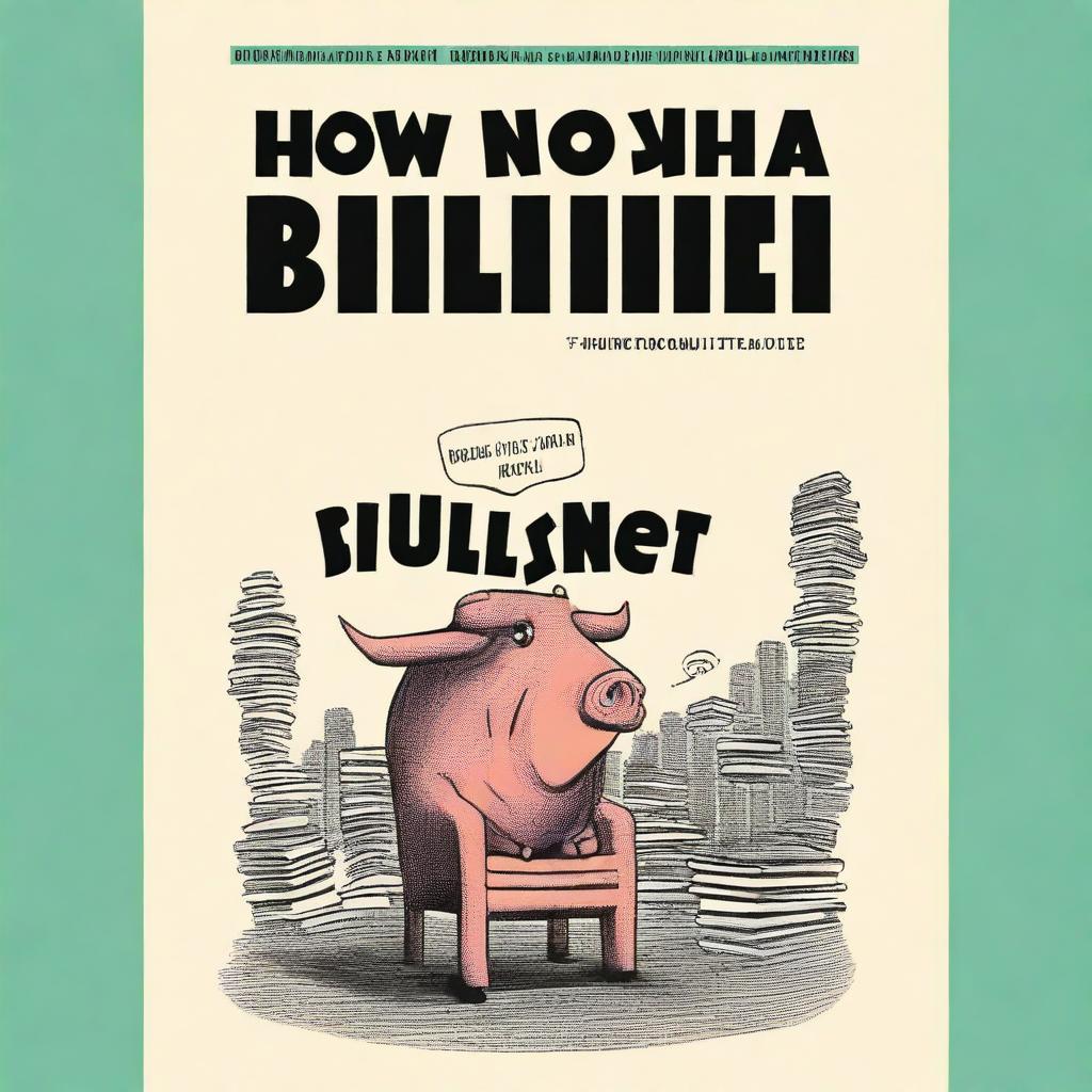 Create a book cover for 'How to Bullshit a Bullshitter' by W