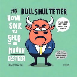 Create a book cover for 'How to Bullshit a Bullshitter' by W