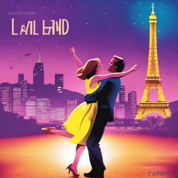 Create a new movie poster for the film 'LA LA LAND'